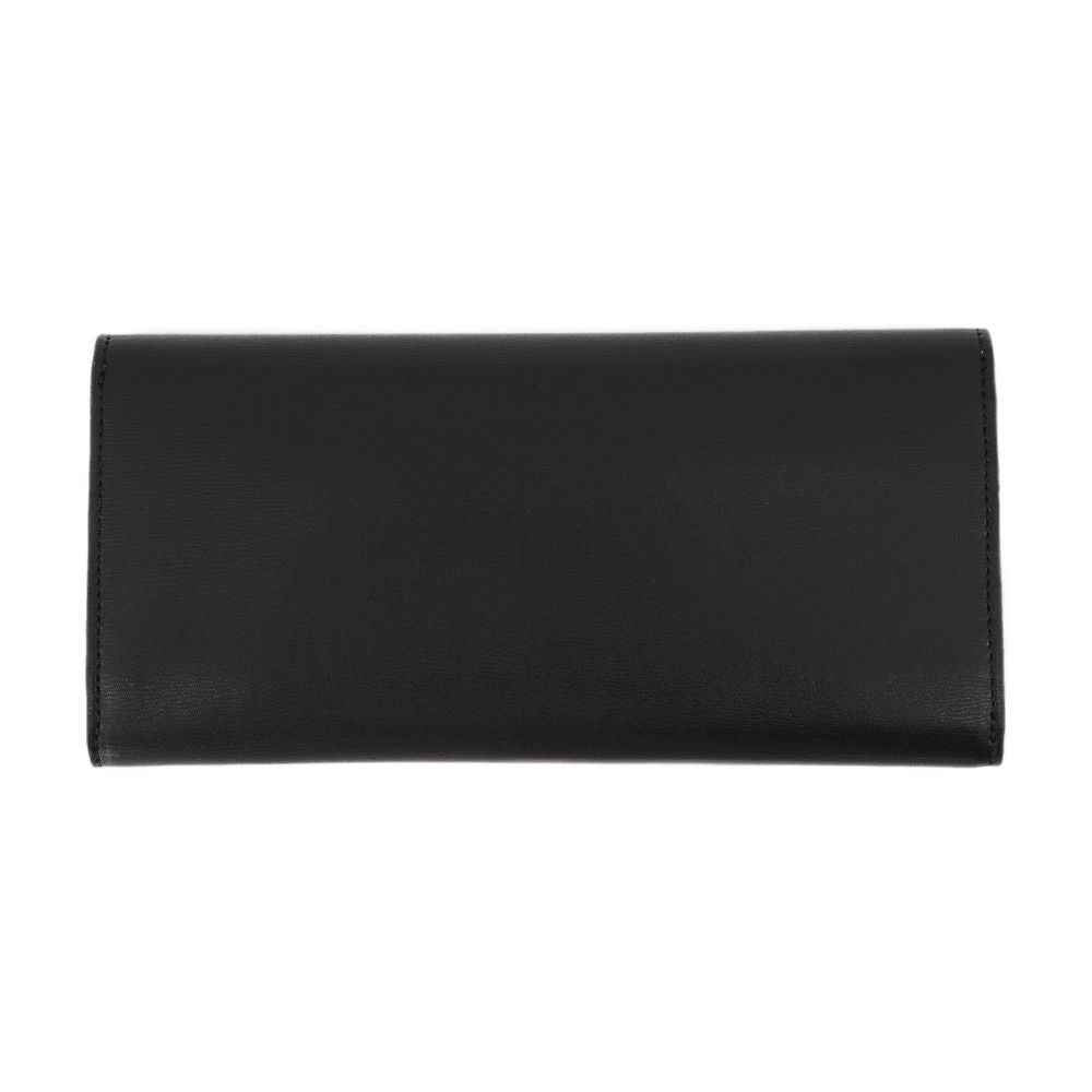 Toteme T-Lock Wallet — Black Cowhide