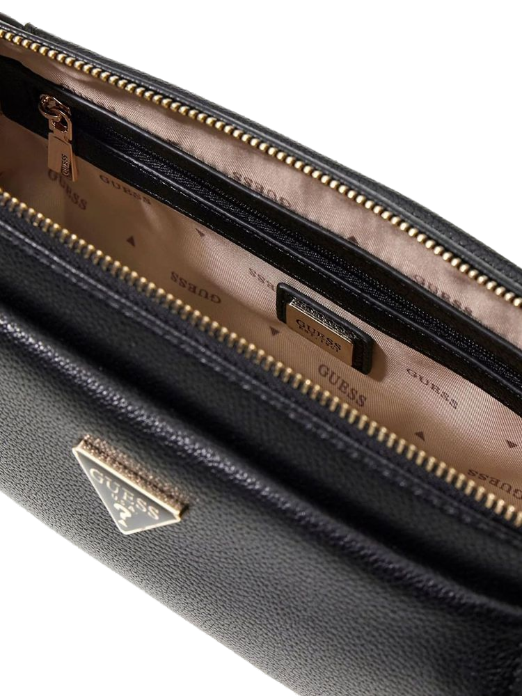 Guess Crossbody Bag — Black Polyurethane
