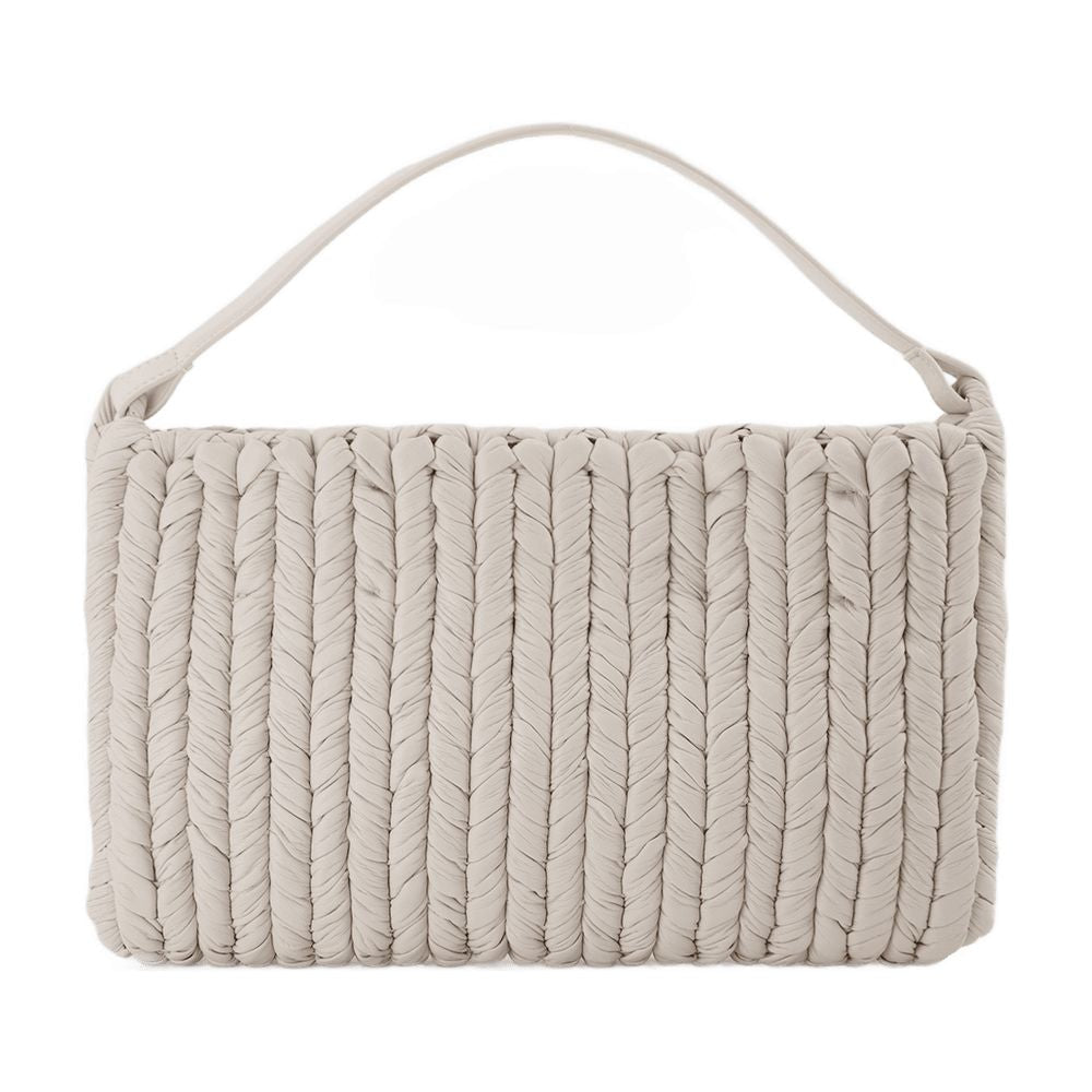 Nanushka The Square Shoulder Bag — White Synthetic_leather