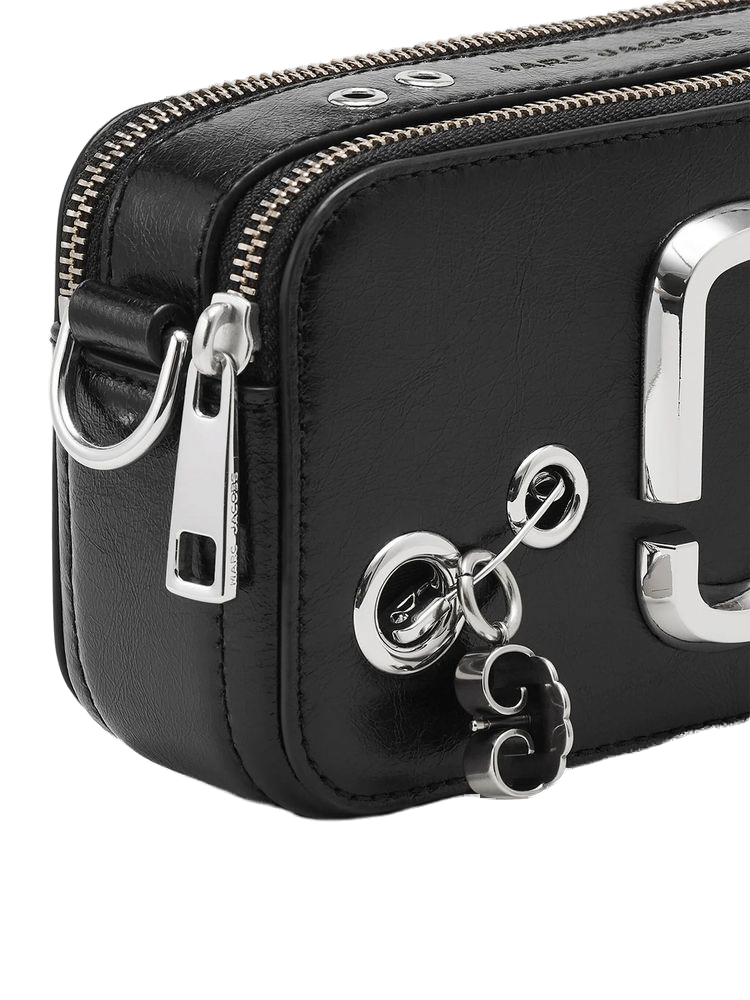 Marc Jacobs Leather Crossbody Bag — Black