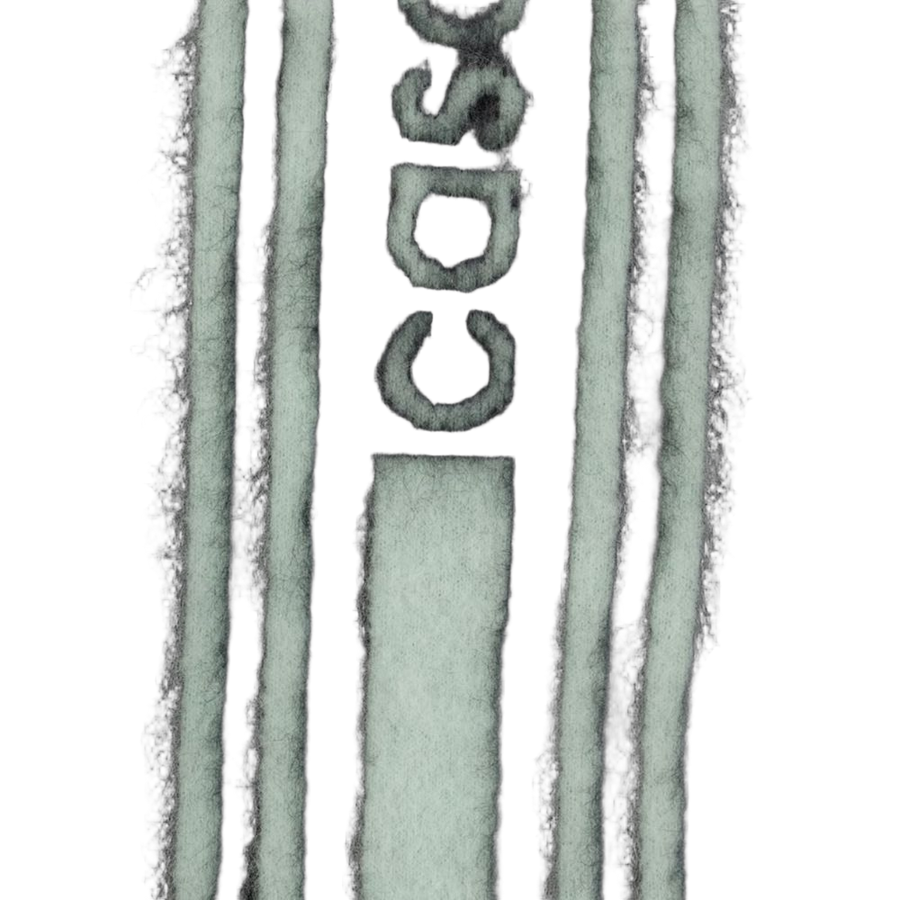 Casablanca Mohair Scarf — Black Wool Scarfs