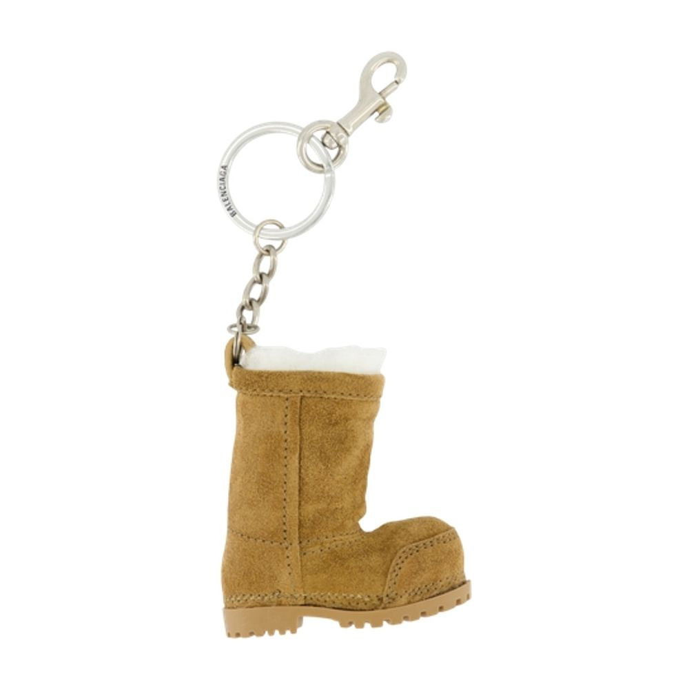 Balenciaga Key Case — Brown Calfskin Keychains