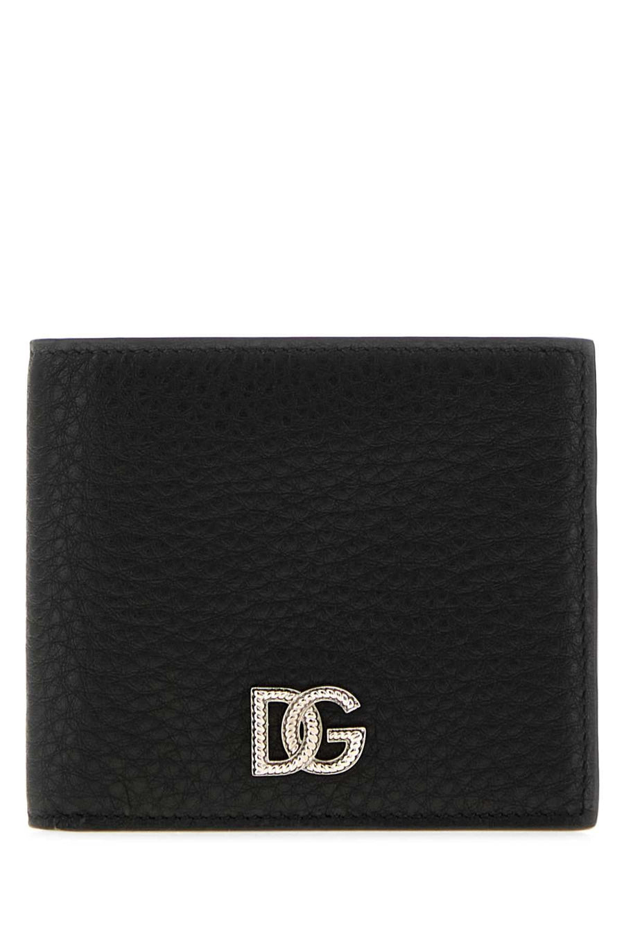Dolce & Gabbana Textured Leather Wallet — Black
