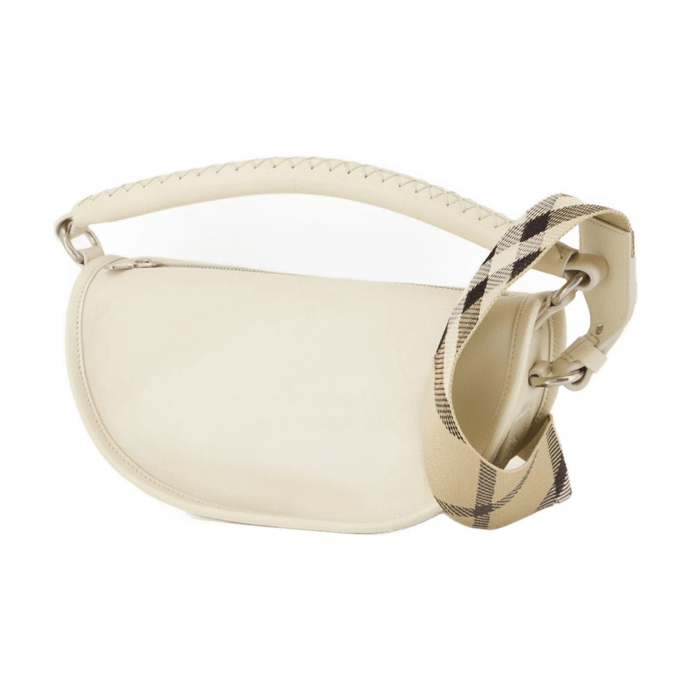Burberry Shoulder Bag — White Calfskin
