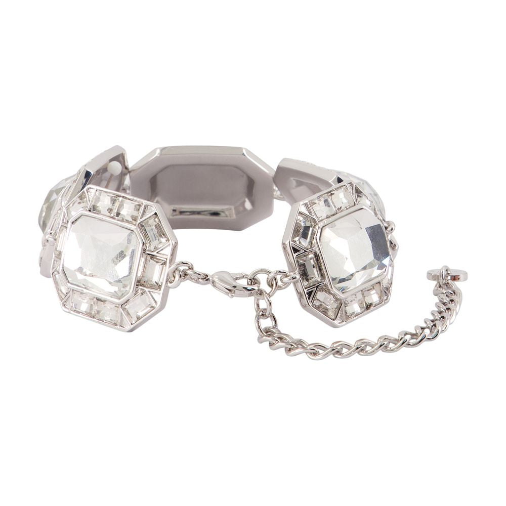 Self-Portrait Crystal Bracelet — Silver Pearls Bracelets