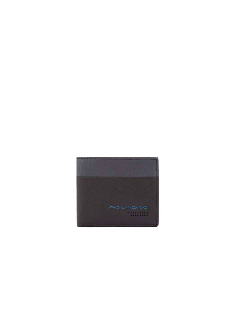 Piquadro Urban Wallet — Gray Leather