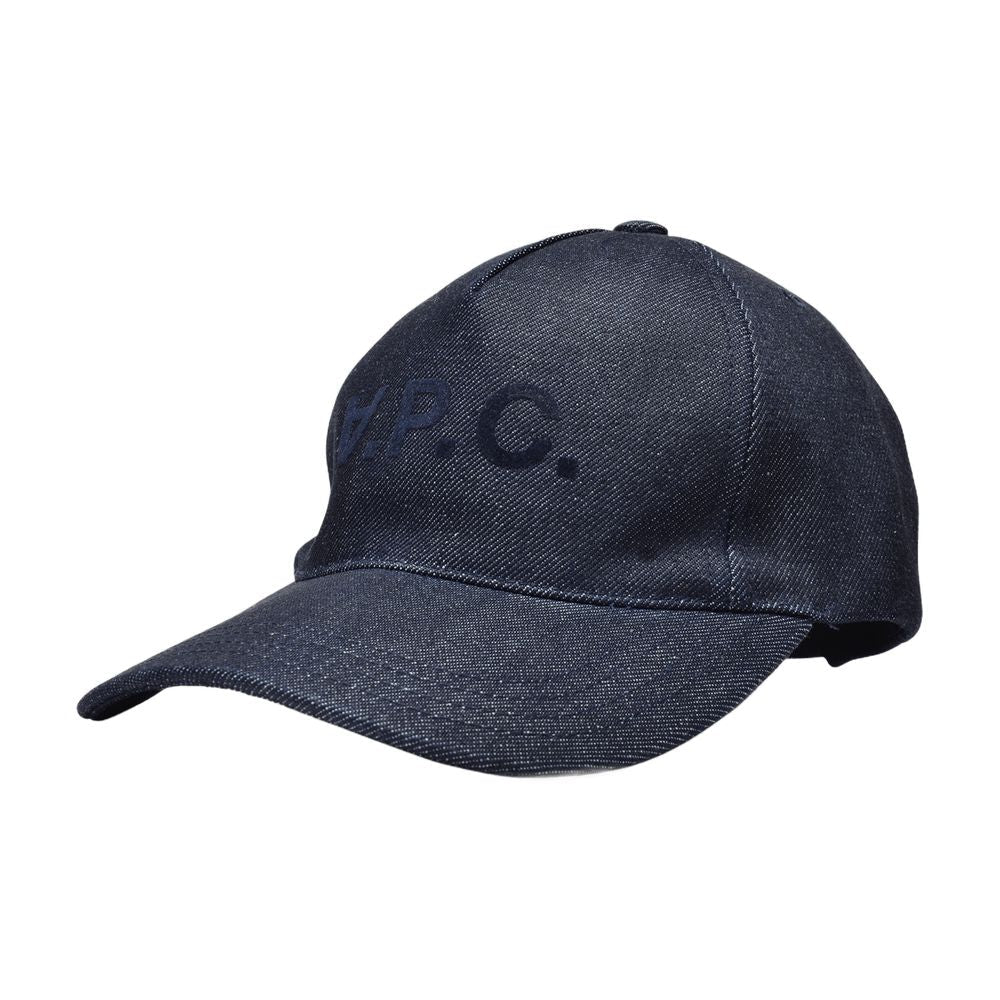 A.p.c. Cocsx-M24090 Baseball Cap — Navy Cotton Caps