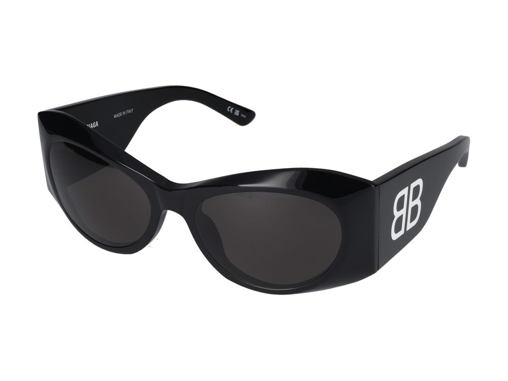 Balenciaga Bb0394s Sunglasses — Black Acetate