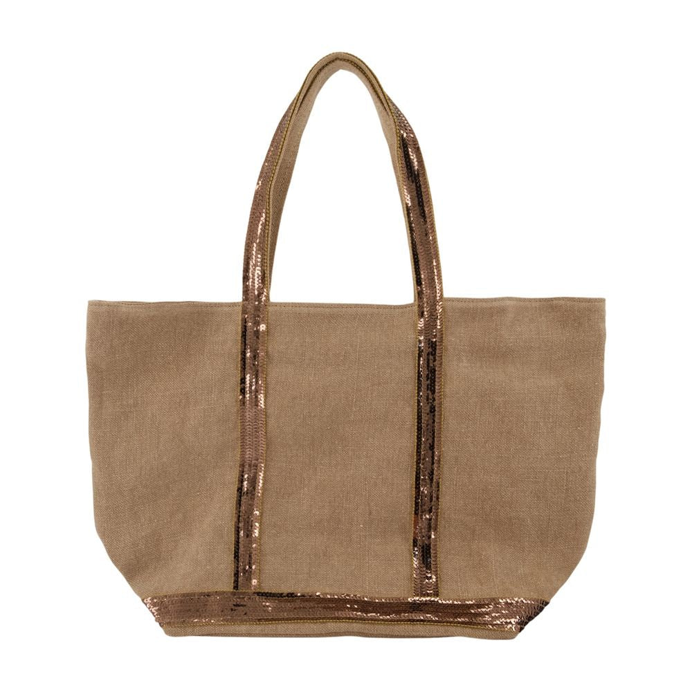 Vanessa Bruno M Shopper Tote Bag — Brown Linen