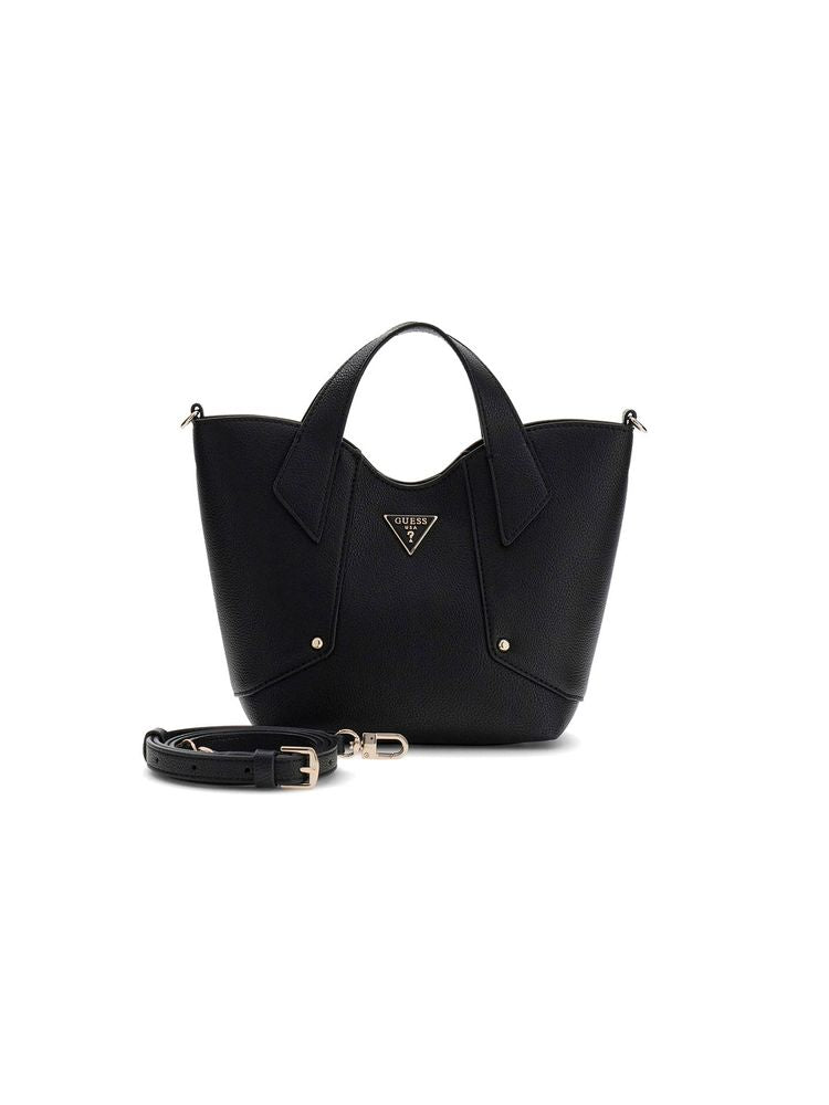 Guess Tote Bag — Black Polyurethane