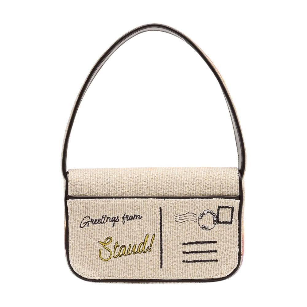 Staud Tommy Shoulder Bag — Beige Other