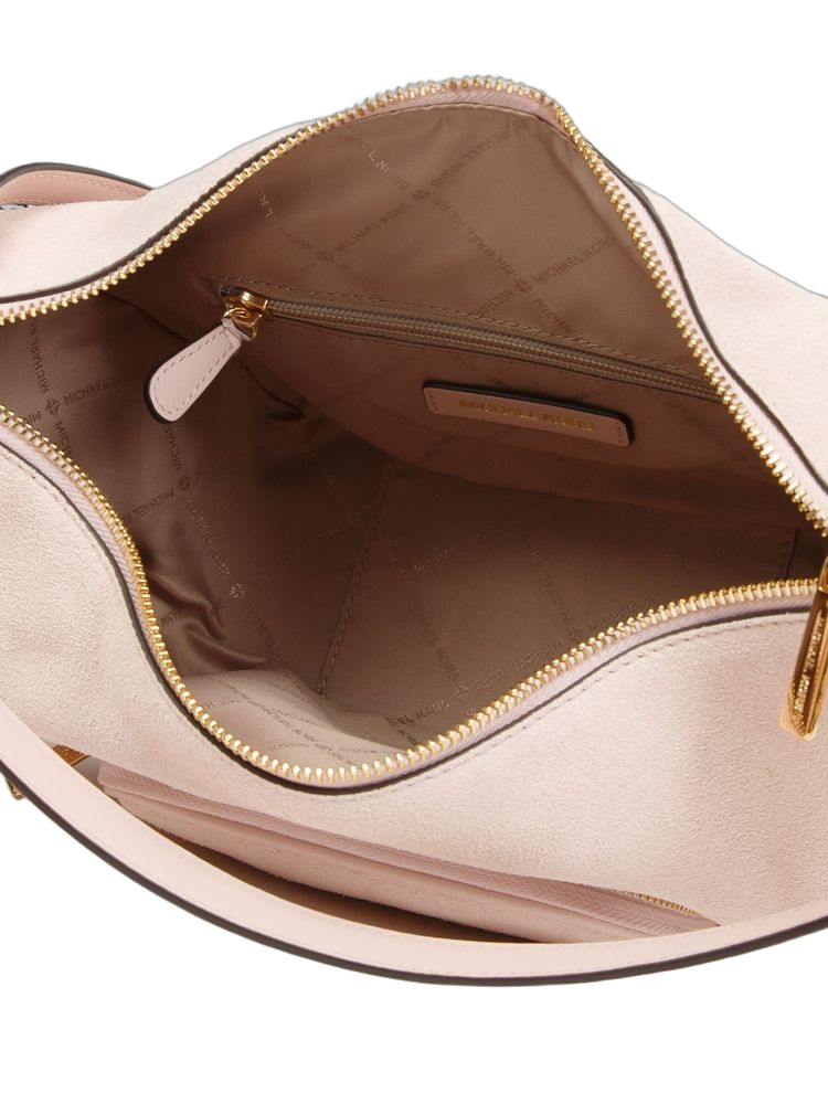 Michael Kors Merritt Shoulder Bag — Pink Leather