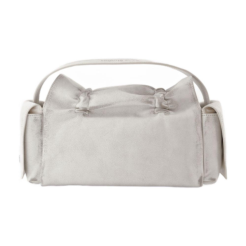 Acne Studios Shoulder Bag — White Calfskin