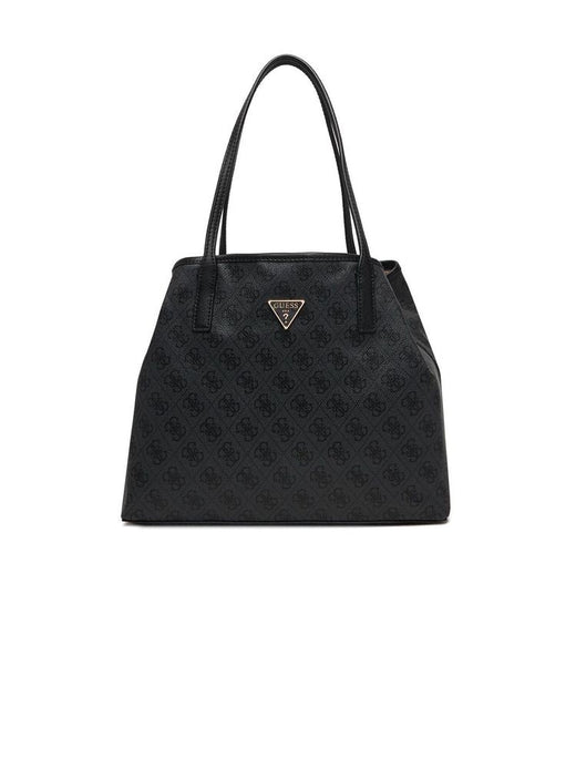 Guess Tote Bag — Black Polyurethane