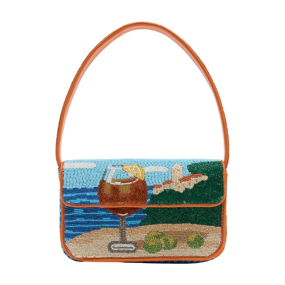 Staud Tommy Shoulder Bag — Multicolor Synthetic