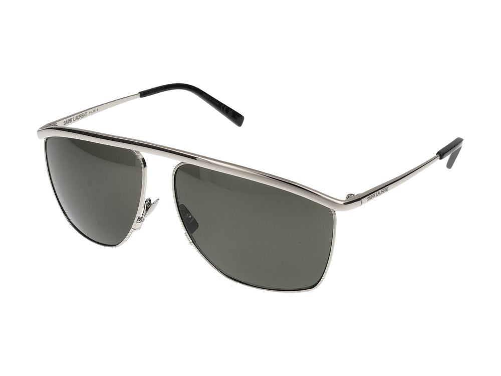 Saint Laurent Sl Sunglasses — Silver Metal