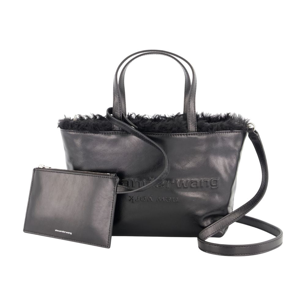 Alexander Wang Punch Tote Bag — Black Cowhide