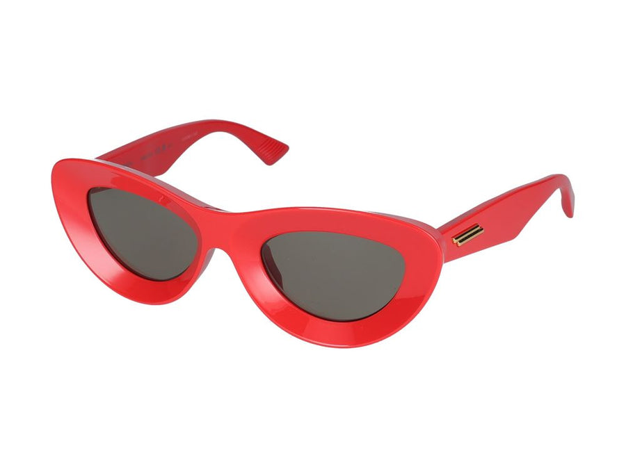 Bottega Veneta Bv1325s Cat-Eye Sunglasses — Red Injected