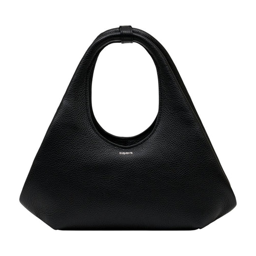 Coperni Pebbled Calfskin Hobo Bag — Black