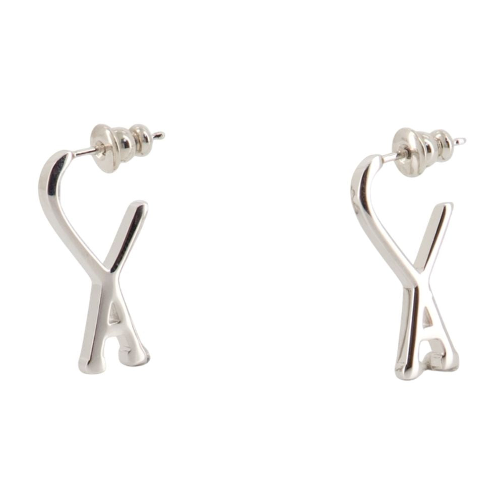 Ami Paris Adc Earrings — Silver Metal