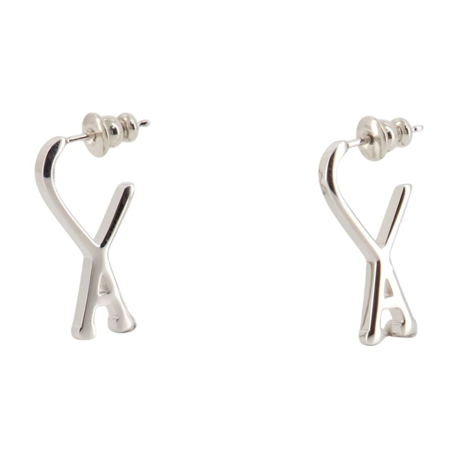 Ami Paris Adc Earrings — Silver Metal