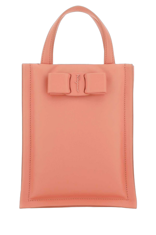 Ferragamo Corallo Top Handle Bag — Pink