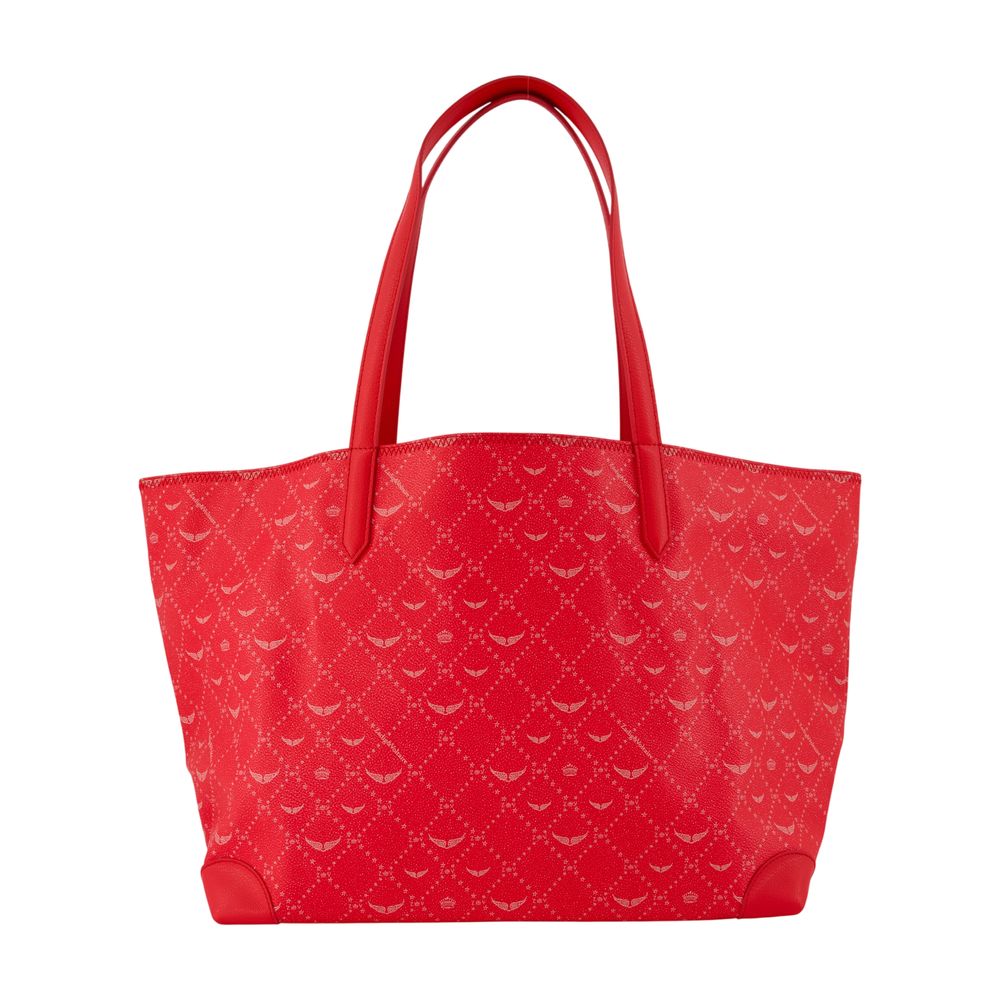 Zadig & Voltaire Z Monogram Jacquard Tote Bag — Red Synthetic