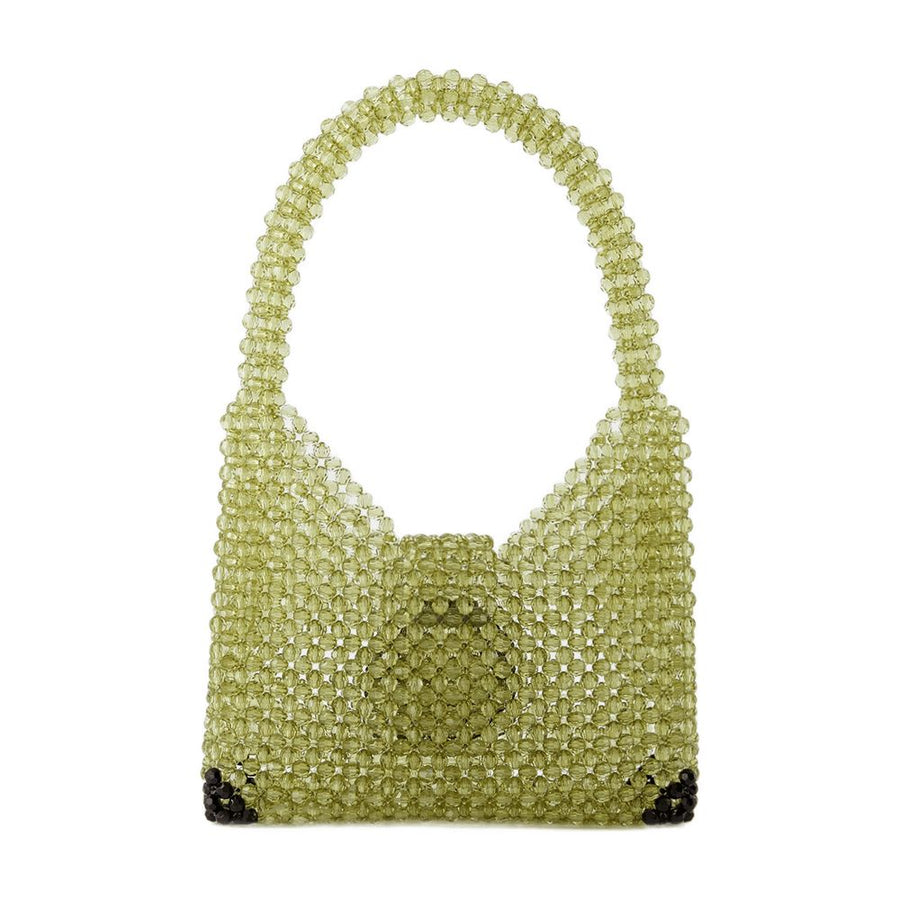 Germanier Beaded Hobo Bag — Green Others
