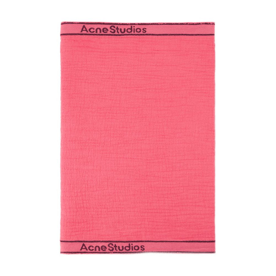 Acne Studios Scarf — Pink Wool Scarfs