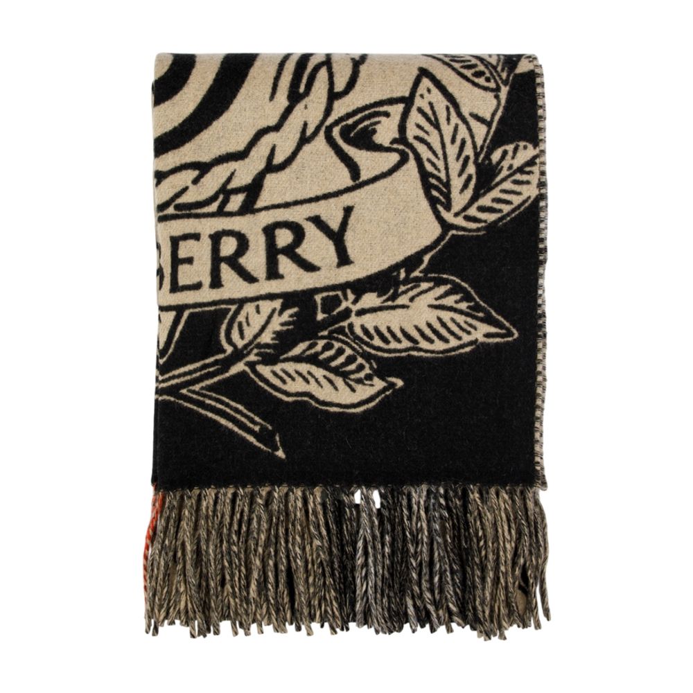 Burberry Scarf — Beige Cashmere Scarfs