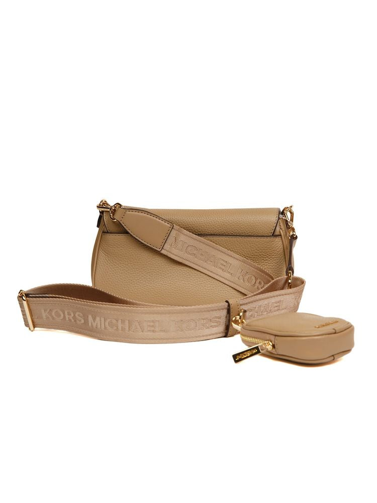Michael Kors Jet Set Travel Crossbody Bag — Camel Leather