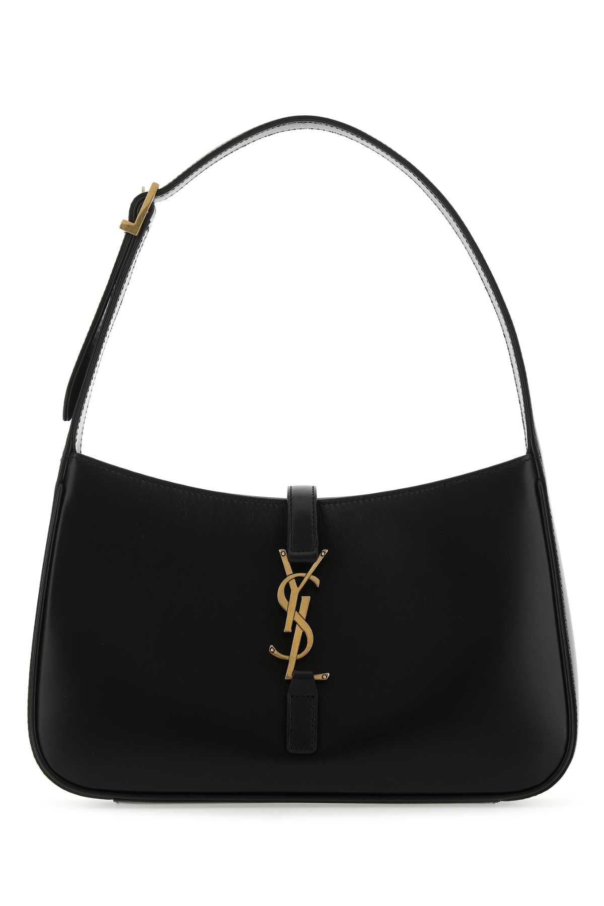 Saint Laurent Le 5 À 7 Shoulder Bag — Black Calf Skin