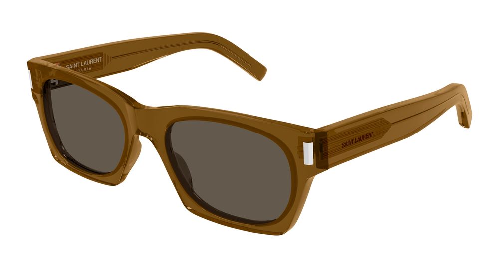 Saint Laurent Sl Sunglasses — Brown Acetate