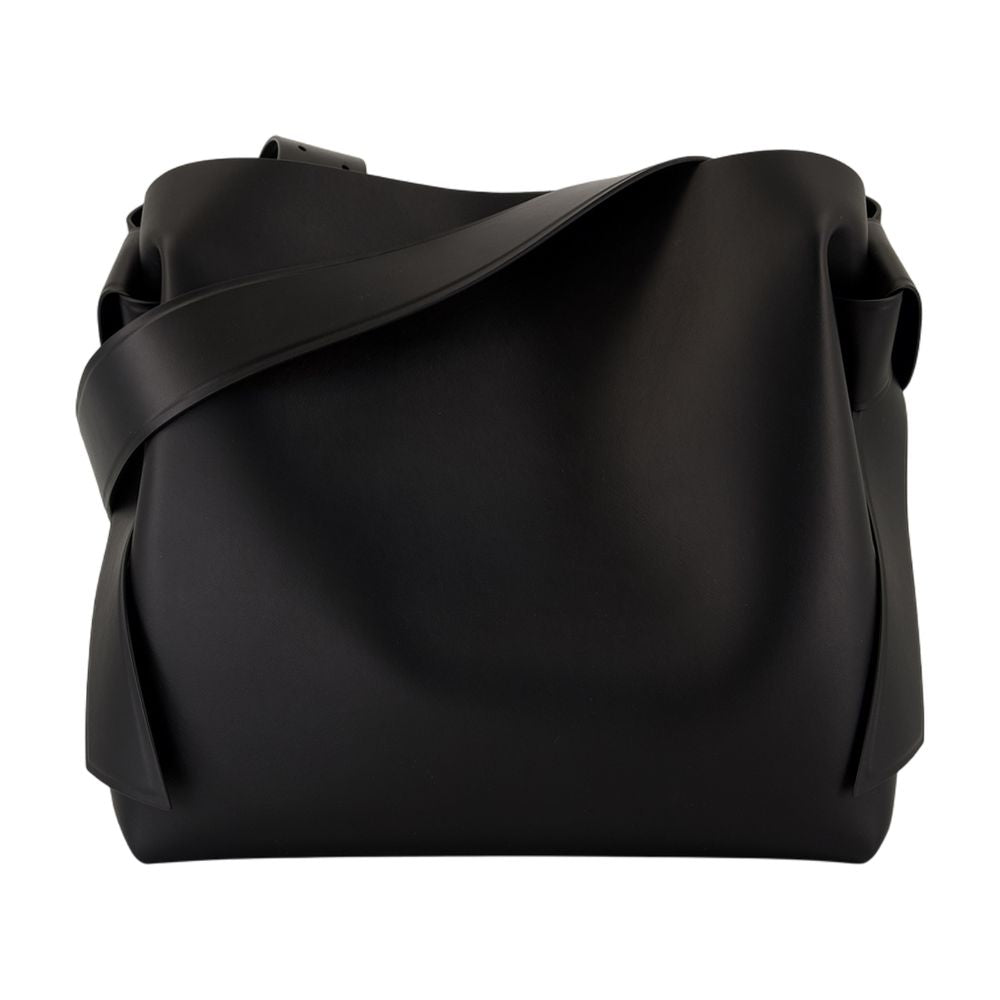 Acne Studios Shoulder Bag — Black Calfskin