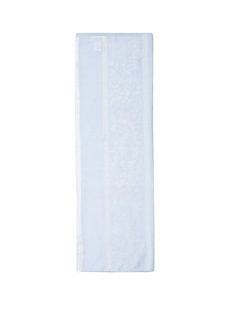 Lanvin Modal Blend Scarf — Blue Scarfs
