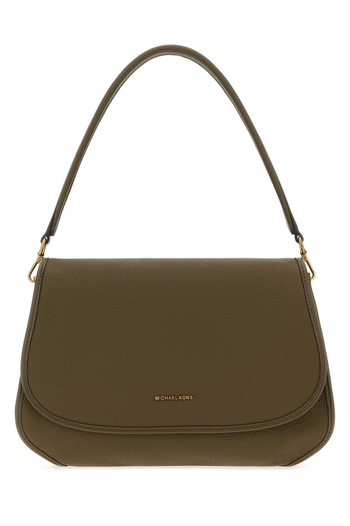 Michael By Kors Conv Shoulder Bag — Green