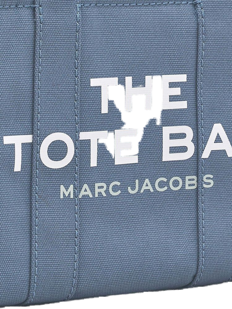 Marc Jacobs Cotton Canvas Tote Bag — Blue