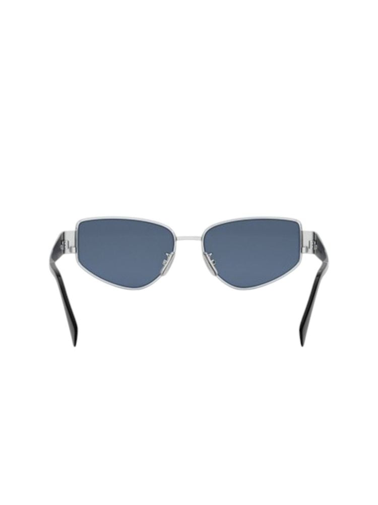 Celine Cl40293u Sunglasses — Silver Metal