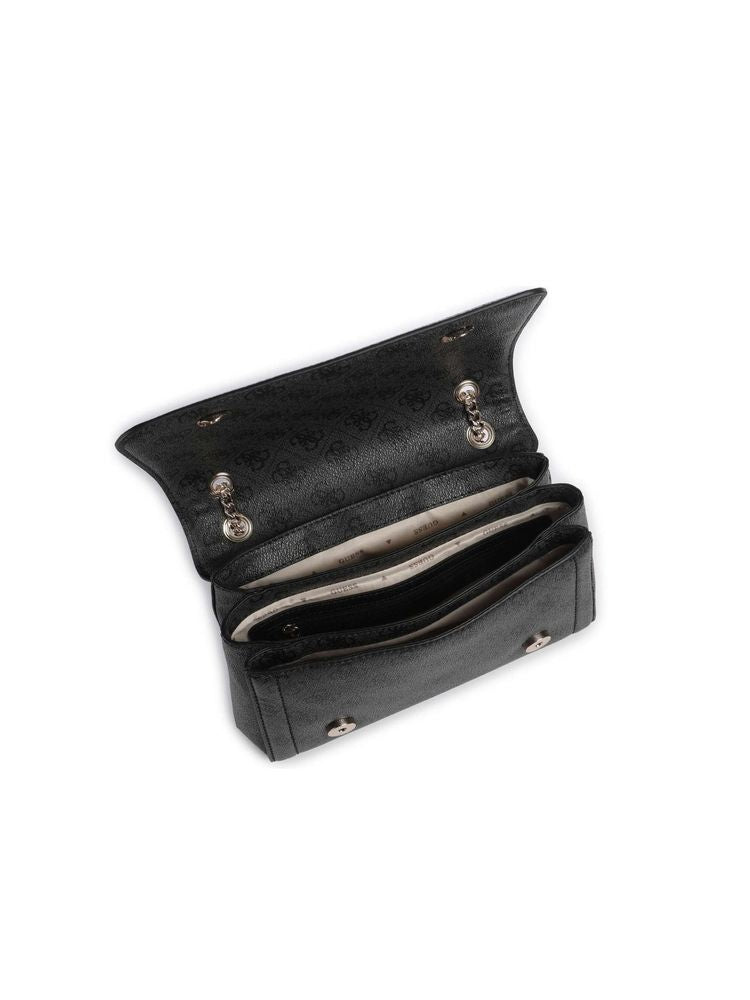 Guess Crossbody Bag — Black Polyurethane