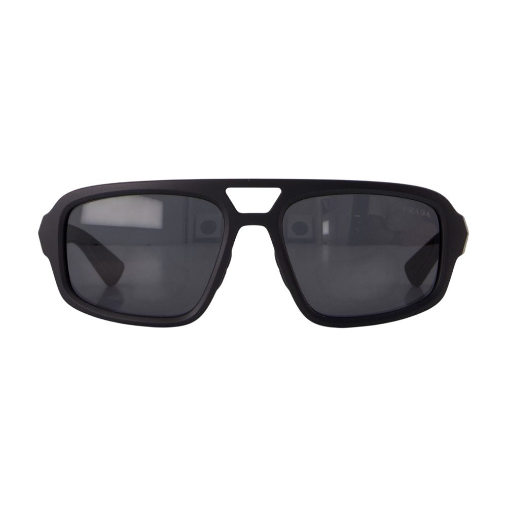 Prada 0psb11su-1bo08z57 Acetate Sunglasses — Black