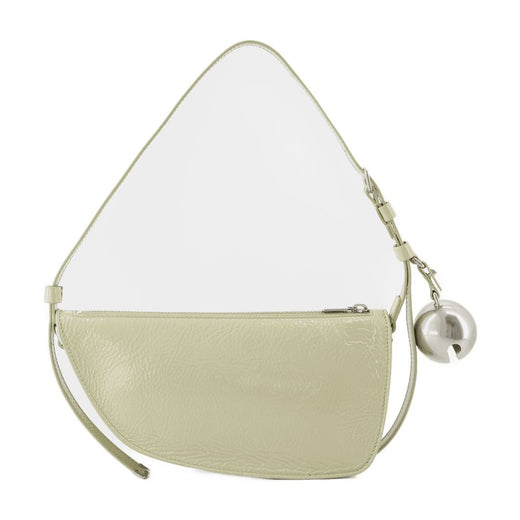 Burberry Shield Sling Mini Wallet — Beige Lambskin