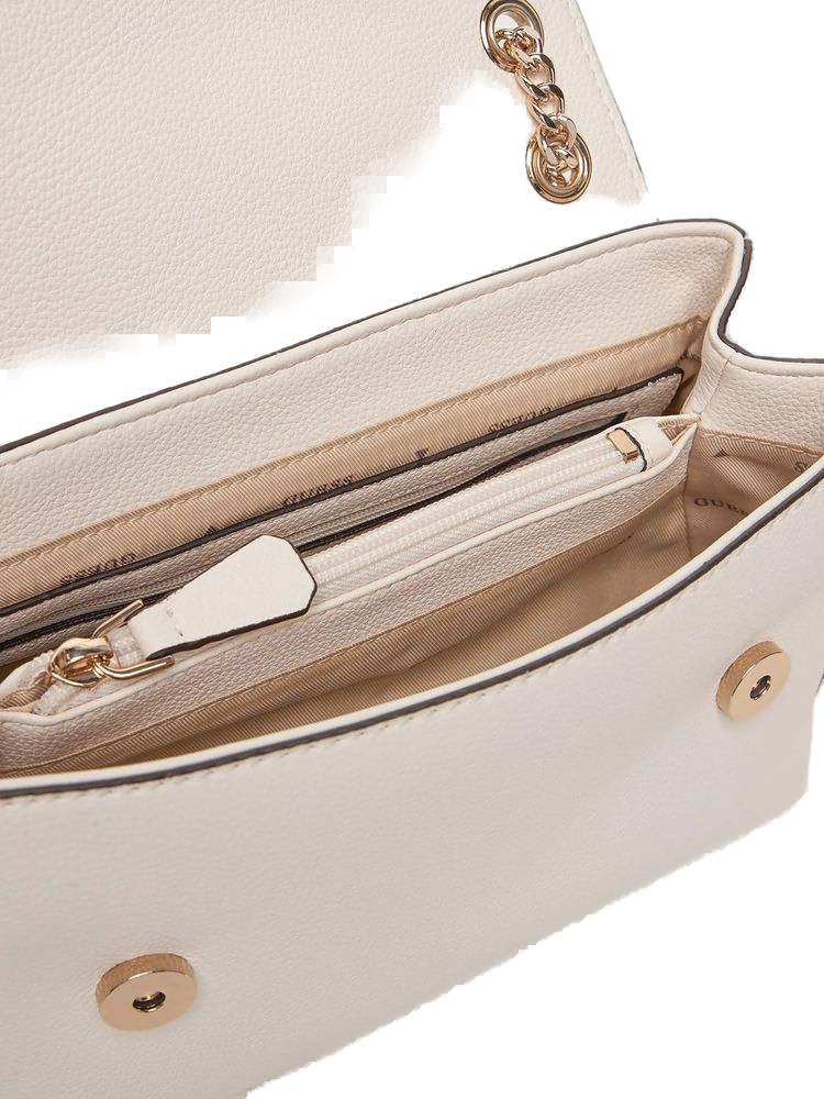 Guess Polyurethane Crossbody Bag — Beige