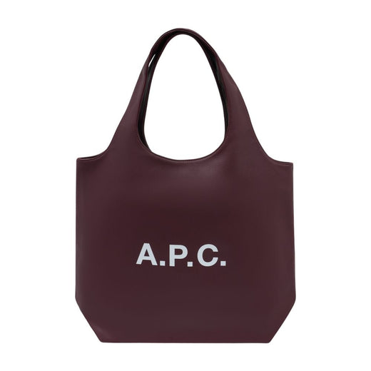 A.p.c. Tote Bag — Burgundy Synthetic