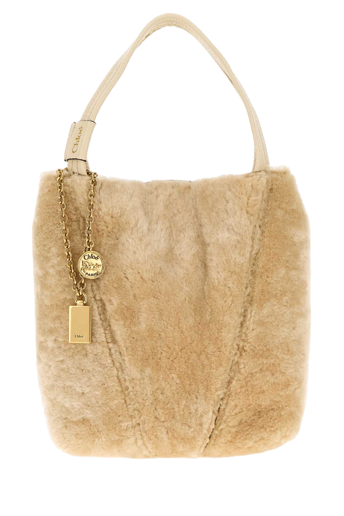 Chloé Shoulder Bag — Beige