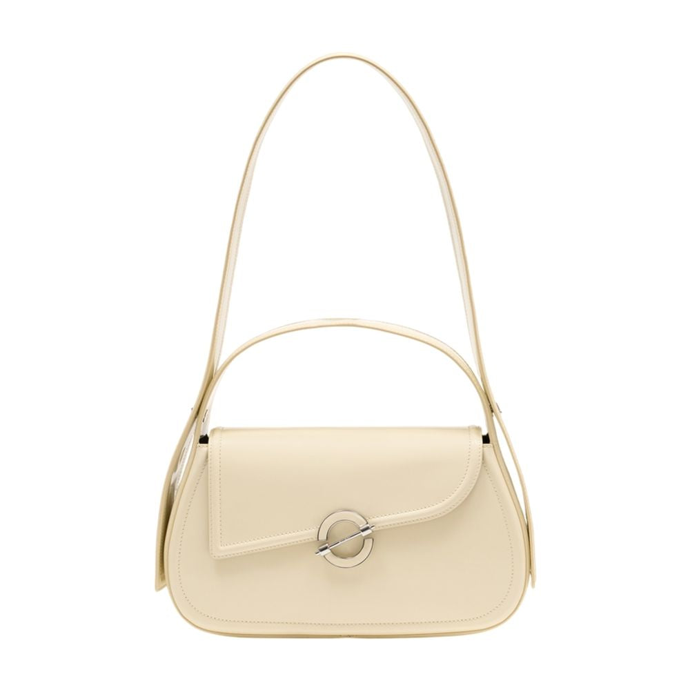 Samsøe Sahero Shoulder Bag — Beige Calfskin