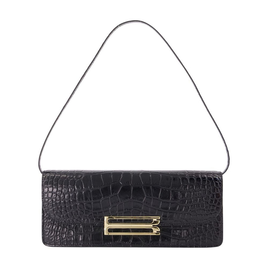 Victoria Beckham Clutch — Black Calfskin