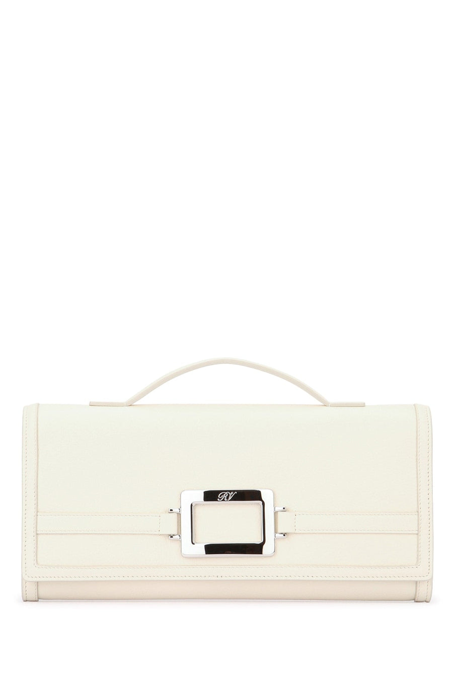 Roger Vivier Leather Wallet — White Bag