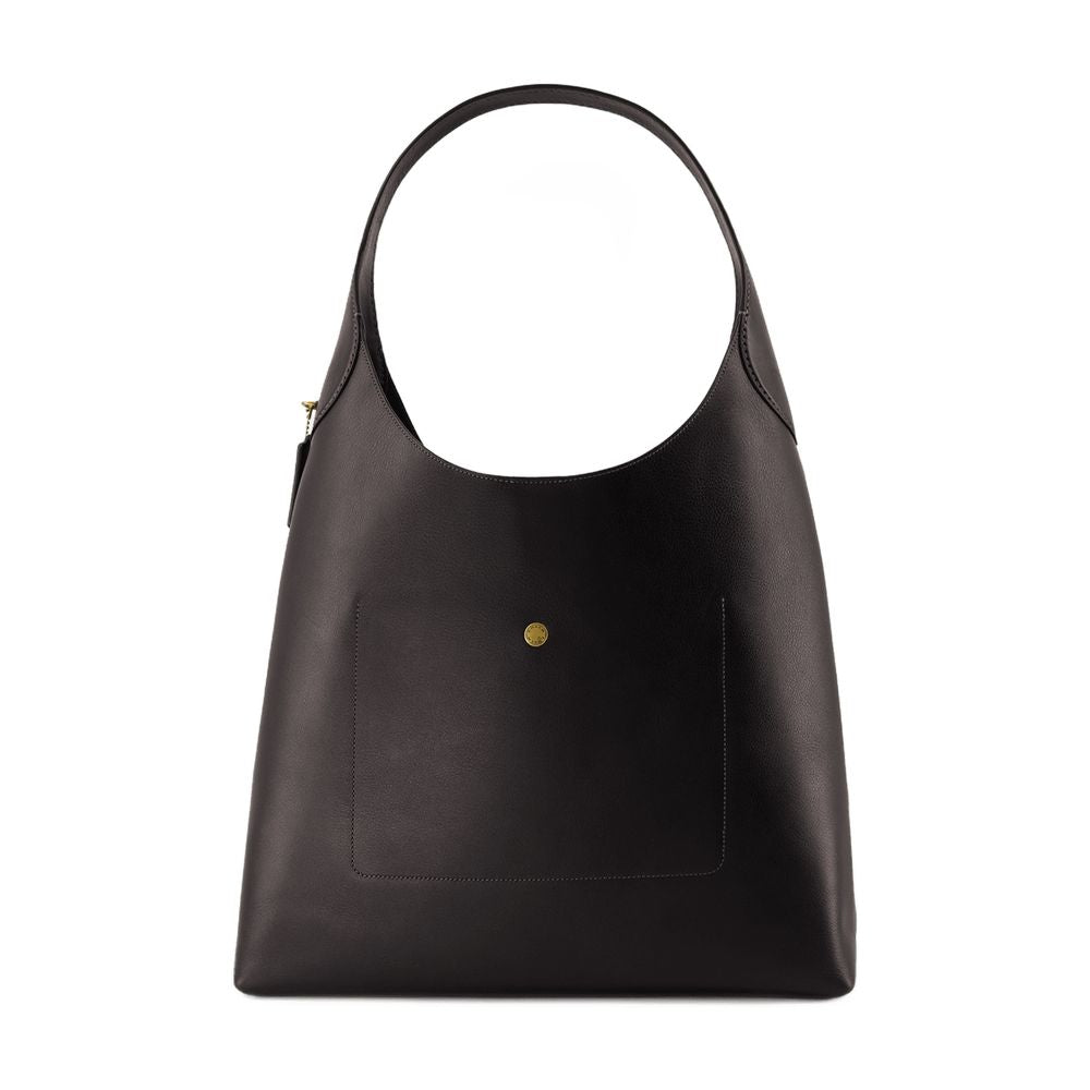 Coach Brooklyn Shoulder Bag — Black Cowhide