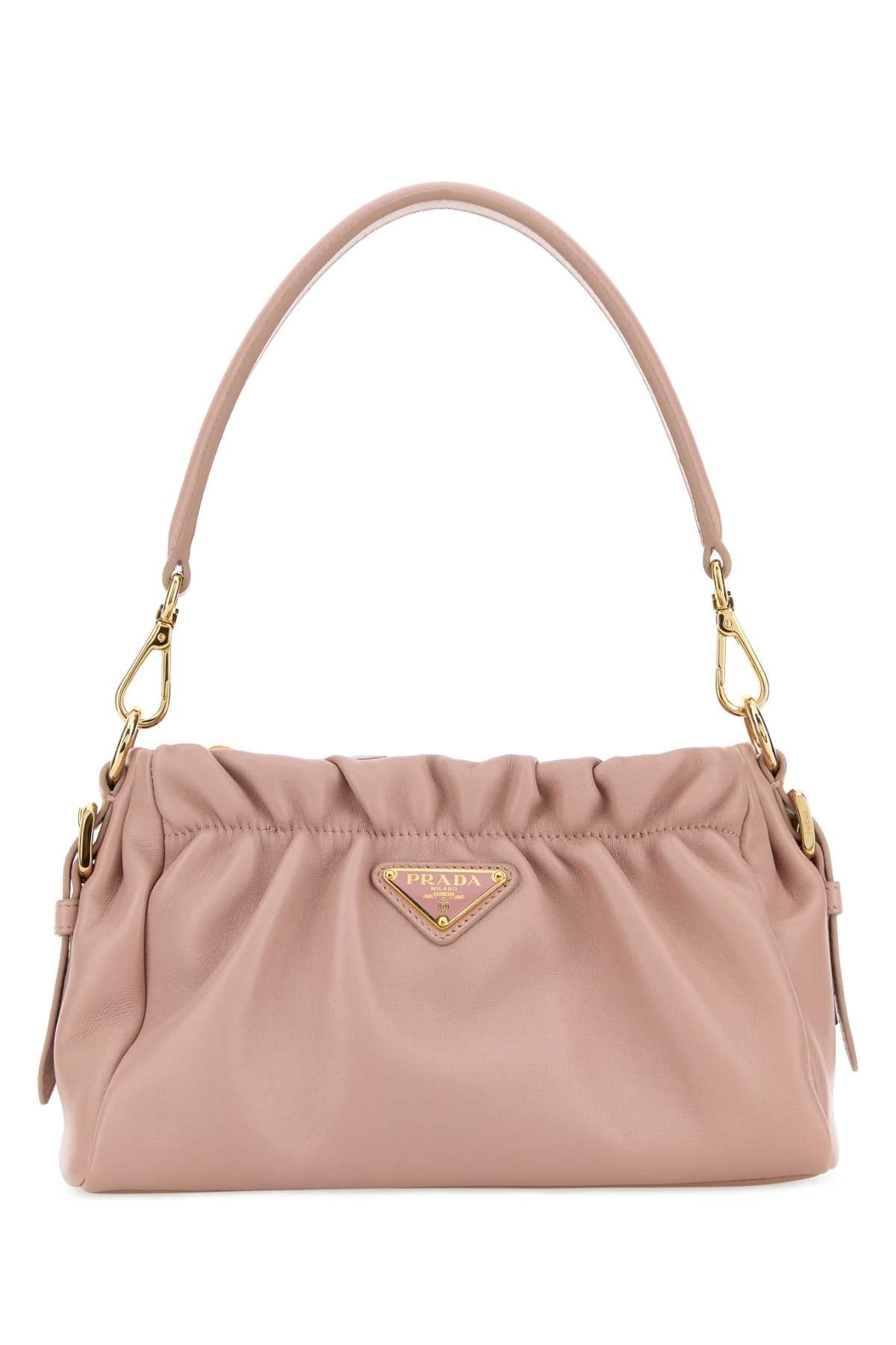 Prada Nappa Leather Shoulder Bag — Pink