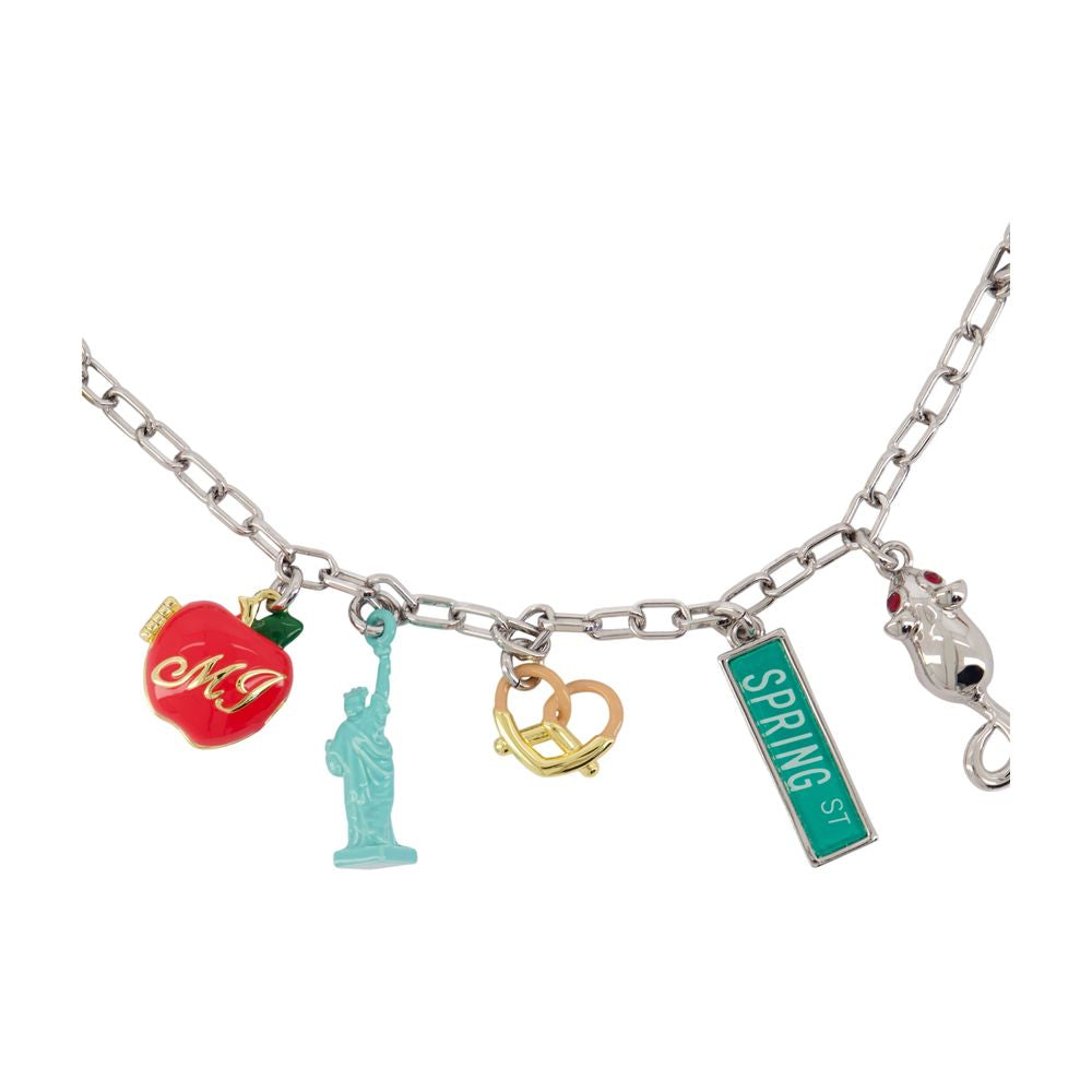 Marc Jacobs New York Charm Necklace — Silver Metal Necklaces